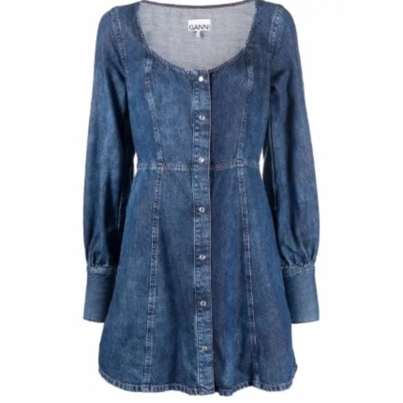Ganni Dresses & Skirts - NWT GANNI Denim mini dress